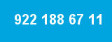 922 188 67 11 922 188 67 11